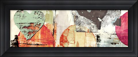 Framed Pop Love #1 (detail) Print