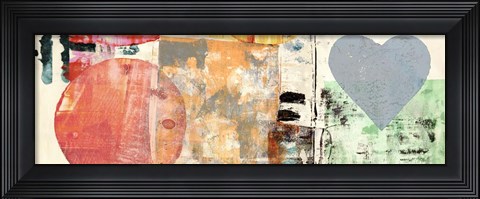 Framed Pop Love #2 (detail) Print