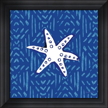 Framed Salty Waves X Print