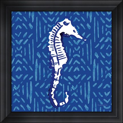 Framed Salty Waves IX Print