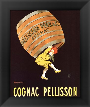 Framed Cognac Pellison Print