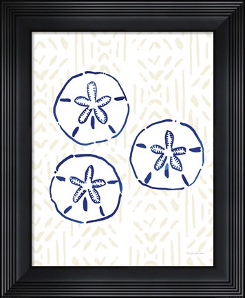 Framed Salty Waves V Print