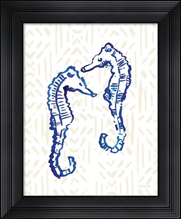 Framed Salty Waves IV Print