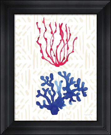 Framed Salty Waves III Print