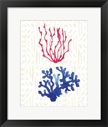 Framed Salty Waves III Print