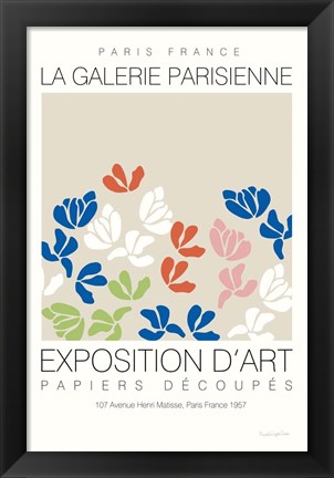 Framed Fleurs de Matisse III Print