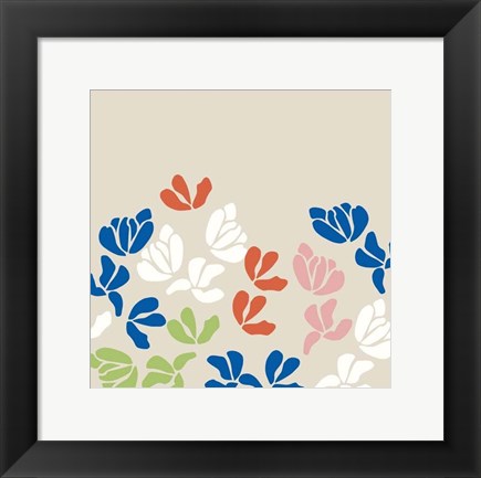 Framed Fleurs de Matisse III Print