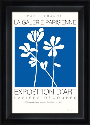 Framed Fleurs de Matisse II Print