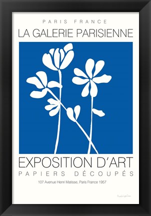 Framed Fleurs de Matisse II Print