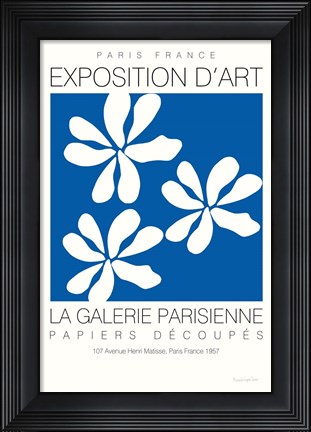 Framed Fleurs de Matisse I Print