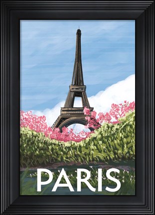 Framed Take Me to Paris II Print