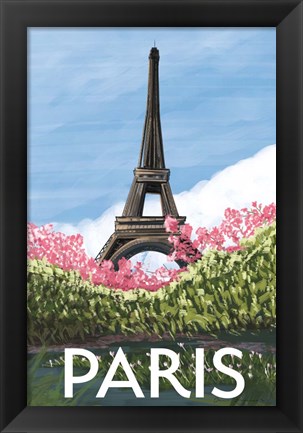 Framed Take Me to Paris II Print