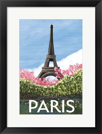 Framed Take Me to Paris II Print