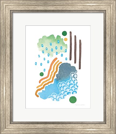 Framed Abstract Day II Print