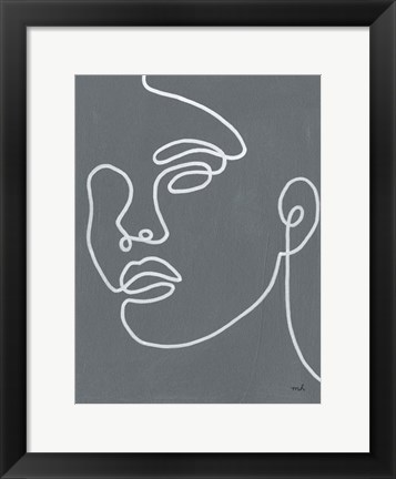 Framed About Face II Print