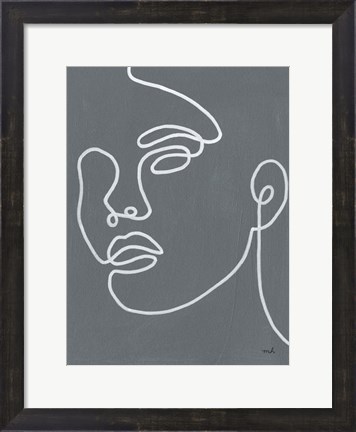 Framed About Face II Print