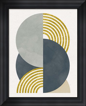 Framed Deco Glam I Print