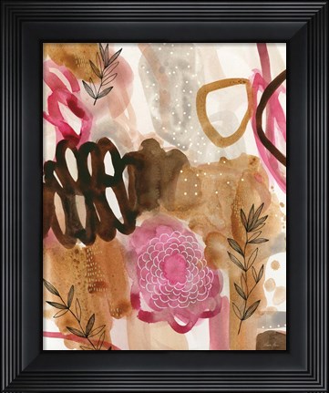 Framed Petals and Fronds Print