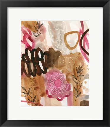 Framed Petals and Fronds Print