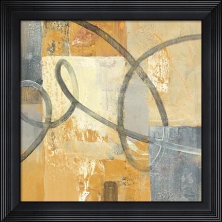Framed Ribbon Dance II Autumn Print