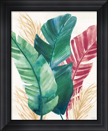 Framed Tropics II Print