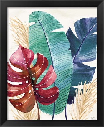 Framed Tropics III Print