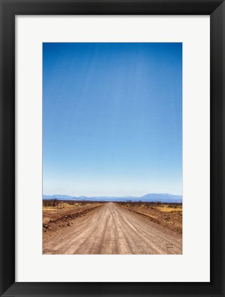 Framed Follow Your Road Print