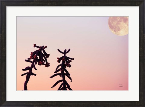 Framed Moon Desert Print
