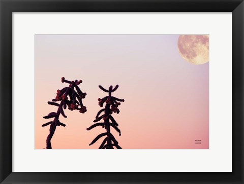 Framed Moon Desert Print