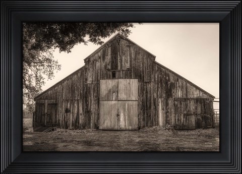 Framed Hiding from the Rain Print