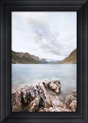 Framed Glacier Lake Print