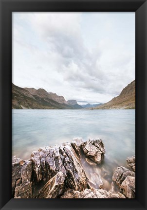 Framed Glacier Lake Print