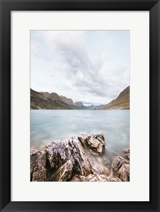 Framed Glacier Lake Print