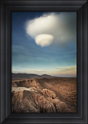 Framed Borrego Clouds Print