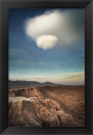 Framed Borrego Clouds Print