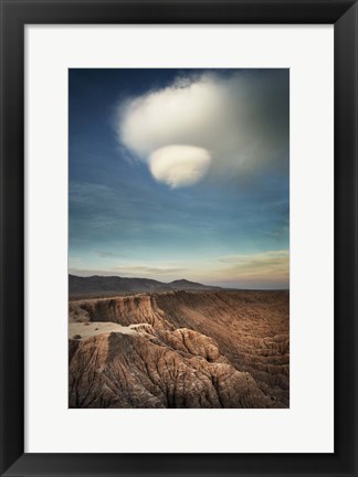 Framed Borrego Clouds Print