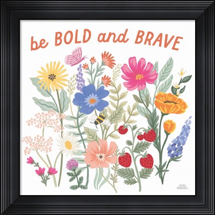 Framed Wild Meadow II Print