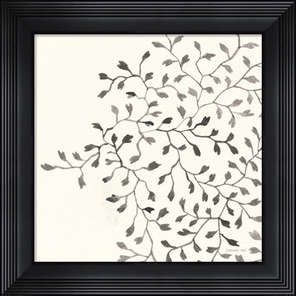 Framed Ink Leaf II Print