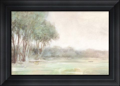 Framed High Summer Field Neutral Crop Print