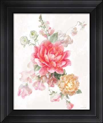 Framed Sorbet Floret IV Print
