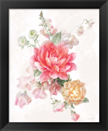 Framed Sorbet Floret IV Print