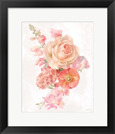 Framed Sorbet Floret II Print