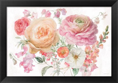 Framed Sorbet Floret I Print