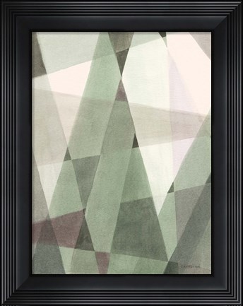 Framed Light Angle II Reseda Print