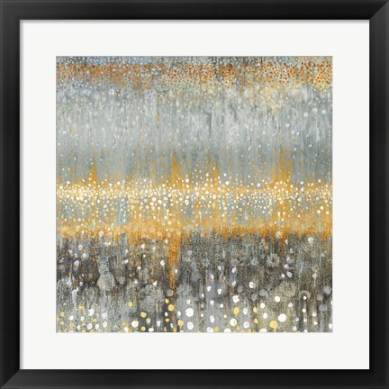 Framed Rain Abstract I Autumn Print