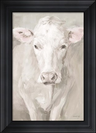 Framed Flossie Neutral Print