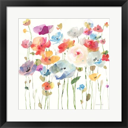 Framed Bright Day Blooming Print