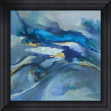 Framed Waves of Color Print