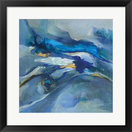 Framed Waves of Color Print