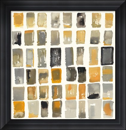 Framed City Windows II Autumn Print